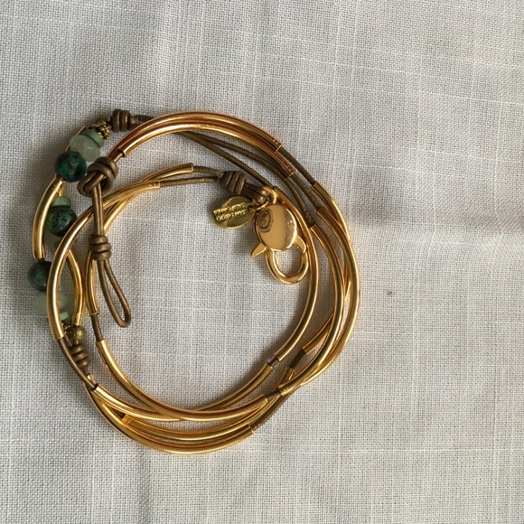 Lizzy James Gold Convertible Wrap Bracelet/Necklace - Picture 5 of 5